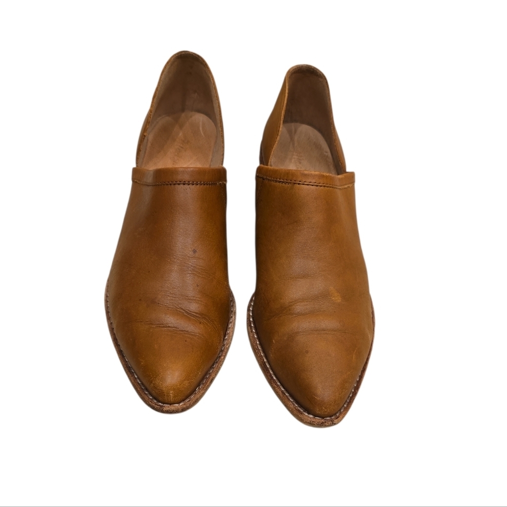 Madewell The Brady Lowcut booties in English Saddle Size 8 - Picture 2 of 7